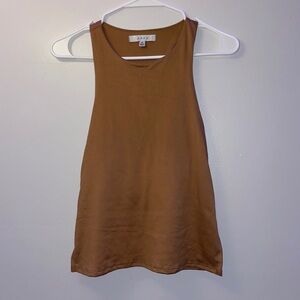 Brown Gaze Tank Top
